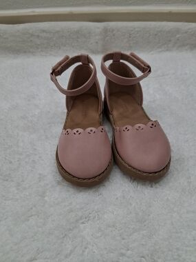Old Navy Girls Blush Ankle-Strap Dress Shoes